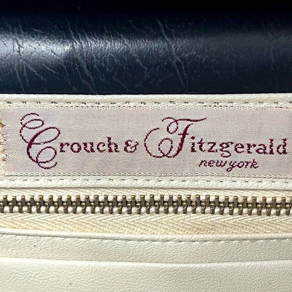 crouch & fitzgerland New York Vegan vintage shouder purse Gold Metal Encased - Picture 16 of 16